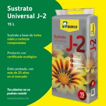 Sustrato Universal J-2, con certificación ecológica